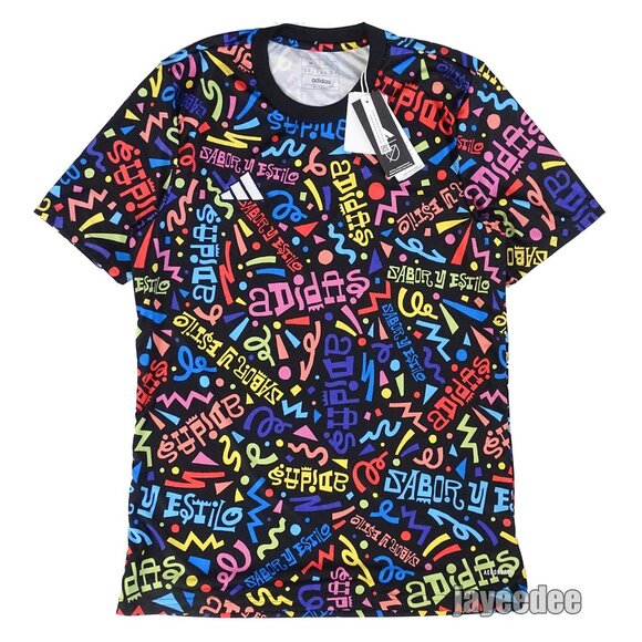 $70 ADIDAS HISPANIC HERITAGE MONTH PRE-MATCH MLS SOCCER JERSEY HZ2034 M - Picture 3 of 4